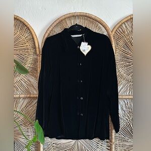 Victoria's Secret Black Velvet Top